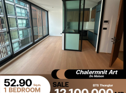 ขาย1 ห้องนอน ขายแบบ Fully Fitted พร้อมชุดครัวทันสมัย คอนโด Chalermnit Art De Maison