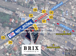 condominium Brix Condominium Charansanitwong 64  12000 thb ใกล้กับ โรงเรียนพิมลวิทย์ เปย์หรือเท