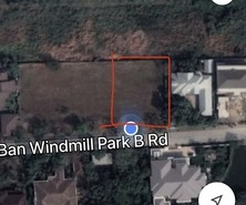 ขายที่ดิน หมู่บ้านวินด์มิลล์ พาร์ค บางนาตราด กม.10 (Windmill Park) ขนาด 313 ตารางวา ตรงข้าม Megaบางนา