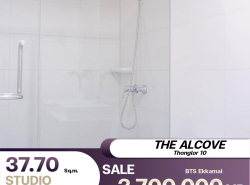 ✨The Alcove ทองหล่อ 10✨ ขายพร้อมผู้เช่า ห้องสตูดิโอ ขนาด 37.7 ตร.ม. ใกล้ BTS เอกมัย