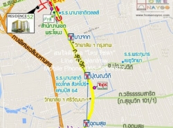  DSL-318.1 ต้องการขาย คอนโดฯ เรสซิเดนซ์ 52 Residence 52 6990000 thb 2BR2น้ำ ขนาด 63 SQUARE METER ใกล้ BTS อ่อนนุช เดินทาง สะดวก