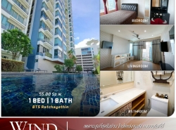 ขายคอนโด wind ratchayothin ห้องบิ้วอินใหม่ ขนาด 55 ตร.ม. วิวตึกช้างสวยๆ