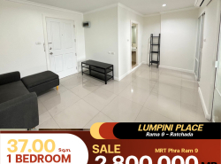 ขายคอนโด Lumpini Place Rama 9 - Ratchada ห้องสะอาดมาก ตกแต่งมินิมอลพร้อมขายเลย