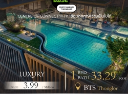 ขาย The Base Phetchaburi Thonglor1 ห้องนอน ตกแต่งสวยพร้อมเข้าอยู่