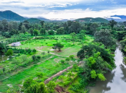 ขายที่ดินติดแม่น้ำเพชรบุรี โฉนดครุฑแดง เพชรบุรี ขายที่ดินริมน้ำ อำเภอท่ายาง เพชรบุรี ใกล้กรุงเทพ น้ำไฟพร้อม น้ำไม่ท่วม ฮวงจุ้ยท้องมังกร 