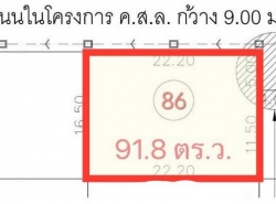 ขายที่ดินเปล่ากรุงเทพกรีฑา 91.8 ตร.ว. เหมาะสร้างบ้าน ราคาถูก