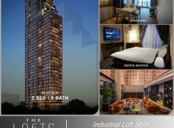 เช่า The Lofts Asoke ห้องสวย ตกแต่งจัดเต็ม อยู่ชั้นสูง วิวสวยๆ