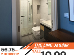 ขายคอนโด The Line Jatujak 2 ห้องนอน 2 ห้องน้ำ ขนาด 56.75 ตร.ม. ห้องมุมพร้อมเครื่องใช้ไฟฟ้าและเฟอร์นิเจอร์ครบครัน