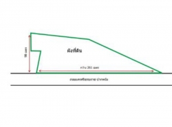 ขาย ที่ดิน ทำเลดีหน้ากว้างติดถนน261ม. ใกล้เมือง  ที่ดิน 8 ไร่ 2 งาน 50.5 ตร.วา เหมาะทำธุรกิจ โชว์รูม ปั๊มน้ำมัน ห้างสรรพสินค้า