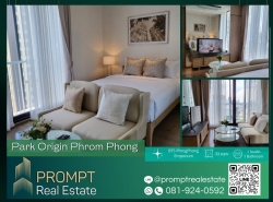 PROMPT Rent Park Origin Phrom Phong  33 sqm BTS Phrom Phong Emporium