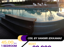 พร้อมให้เช่าคอนโด Ceil By Sansiri ห้องตกแต่งครบ 1 ห้องนอน 1 ห้องน้ำ ขนาด 45 ตร.ม.