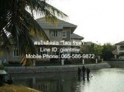 ขายบ้านหรู 2 ชั้น 4 น. 4 น้ำ ติดทะเลสาบ ม.ลิฟวิ่ง ลากูน (Living Lagoon) 140.40 ตร.ว. (พ.ท.ใช้สอย 437 ตร.ม.), ราคา 18.5 ล้านบาท 