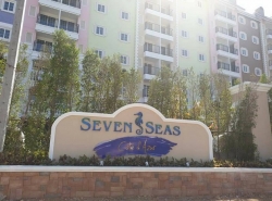 ขายคอนโด เซเว่น ซี โค้ด ดิ อาซู (Seven Seas Cote d’Azur) อาคาร D ชั้น 1 ขนาด 1 น. 1 น้ำ 39.08 ตร.ม. (หน้าต่างห้องนอนติดสระน้ำ) ราคา 3.9 ลบ.