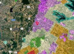 ขายที่ดินสวย (ผังเมืองสีม่วงลาย) ติดถนน นิคมพัฒนา ระยอง TP-L0890