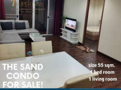 ขายคอนโด The sand condo พื้นที่ 55 ตรม. ริมหาดบางแสน ห้องกั้น (ขายพร้อมผู้เช่า)