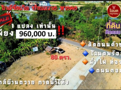 ขายที่ดิน 80ตรว. 960,000บ. ฟรีโอน แปลงมุม ทำเลค้าขาย สาธารณูปโภคครบ ใกล้จังเกิ้ล คาเฟ่ บ้านถวาย ต.ขุนคง อ.หางดง เชียงใหม่