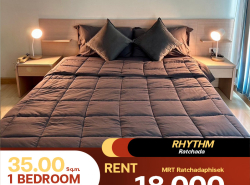 เช่าราคา 18,000 บาท Condo Rhythm Ratchada เช่าราคานี้ให้มาครบพร้อมย้ายเข้าอยู่