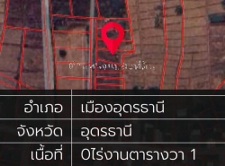 ที่ดินเปล่า เหมาะสำหรับทำบ้านสวน และ ที่พักอาศัย อ. เมือง จ.อุดรธานี 