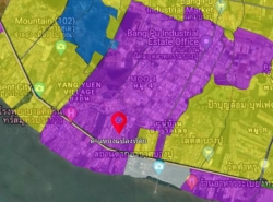 ขาย โรงงาน FA008 ผังเมืองสีม่วง บางปู เมือง สมุทรปราการ . 14805 ตรม 8 ไร่ 3 งาน 77 ตรว ติดถนน 2 ด้าน ทำเลดี ใกล้ถนนสุขุมวิทเพียง 600 m.