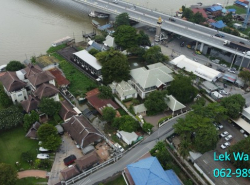 ขายที่ดินติดแม่น้ำ ทำเลทอง ใกล้สะพานพระราม 4 พร้อมวิวสวยๆ เหมาะสำหรับสร้างบ้านหรือธุรกิจ! 