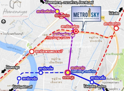 ให้เช่าคอนโด “เมโทร สกาย บางซ่อน อินเตอร์เชนจ์ (Metro Sky Bangson Interchange)” MRT บางซ่อน (ตึก A ชั้น 20 (Duplex), 40 ตร.ม. 1 น 1 น้ำ