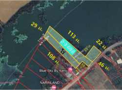 ขาย ที่ดิน 2 ไร่กว่า ติดริมน้ำ ใกล้ มอเตอร์เวย์บางใหญ่ - กาญจนบุรี นครปฐม ต.บ้านยาง เหมาะสร้าง รีสอร์ท