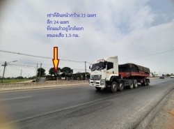 ให้เช่าที่ดินทำเลดี ติดถนน 4 เลน ถนนธัญบุรี-วังน้อย คลองเจ็ด