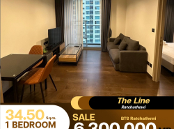 ขายด่วน ห้องพิเศษห้องตกแต่งครบลดราคาพิเศษ Condo The Line Ratchathewiใกล้ BTS ราชเทวี เพียง 220 เมตร