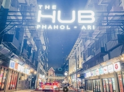 POR3831 เซ้งร้านอาหาร ในโครงการ เดอะ ฮับ พหล-อารีย์ The HUB Phahol-Ari ทำเลดีมาก ใกล้ BTS สะพานควาย 