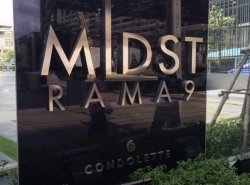 พร้อมเช่า Condolette Midst Rama 9 ห้องตกแต่งสไตล์ Modern ตกแต่งพร้อมเข้าอยู่