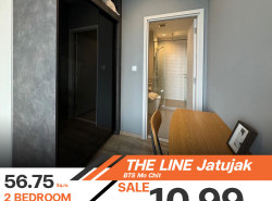 ขายลดราคาพิเศษ คอนโด The Line Jatujak 2 ห้องนอน 2 ห้องน้ำ ไซส์ 56.75 ตร.ม