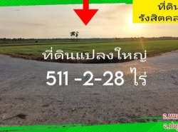 ขาย ที่ดิน หนองเสือ 511 ไร่ 2 งาน 28 ตร.วา เหมาะทำ โครงการหมู่บ้าน สวนเกษตร