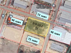 ขาย ที่ดินเปล่า แปลงมุม 2 ไร่ 20.8 ตร.วา โครงการสุวรรณบุตร 1  จ.สมุทรปราการ สร้าง โรงงาน โกดัง จุดกระจายสินค้า.