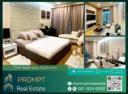 ST12588 - The Address Sathorn :  ดิ แอดเดรส สาทร - 56.5 sqm  - BTS ChongNonsi - BTS SaintLouis - SathornSquare