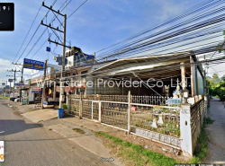 ที่ดินติดถนนใหญ่ 158 ตร.ว. พร้อมตึก 3 ชั้นและหลังคาเหล็ก ตรงข้ามโฮมโปร ท่าล้อ 45 กาญจนบุรี 