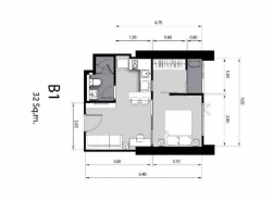 ขาย Life Sathorn Sierra 1 ห้องนอน 32 ตรม. ชั้น 9 ห้องใหม่ ตกแต่งครบ ใกล้ BTS ตลาดพลู