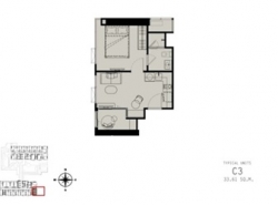 ขายดาวน์ ห้อง 1 Bed Plus คอนโด เรฟเฟอเรนซ์ สาทร-วงเวียนใหญ่ Reference Sathorn-Wongwianyai 130 เมตร ถึง BTS วงเวียนใหญ่  