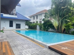 ให้เช่าด่วน บ้านเดี่ยว 5ห้องนอน  Private house pool villa ใกล้ MRT ศรีนครินทร์38 ใกล้โรงเรียนนานาชาติ บ้านหลังใหญ่