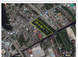 ขายที่ดินแปลงสวย ติดถนนเสรีไทย Land for sale Saeree Thai Road 16-2-63 ไร่ (Rai) บางกะปิ บึงกุ่ม ด้านหลังติดคลองแสนแสบ